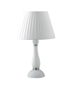 Lampada da tavolo 'alfiere' bianco 32x54 cm, max 60w